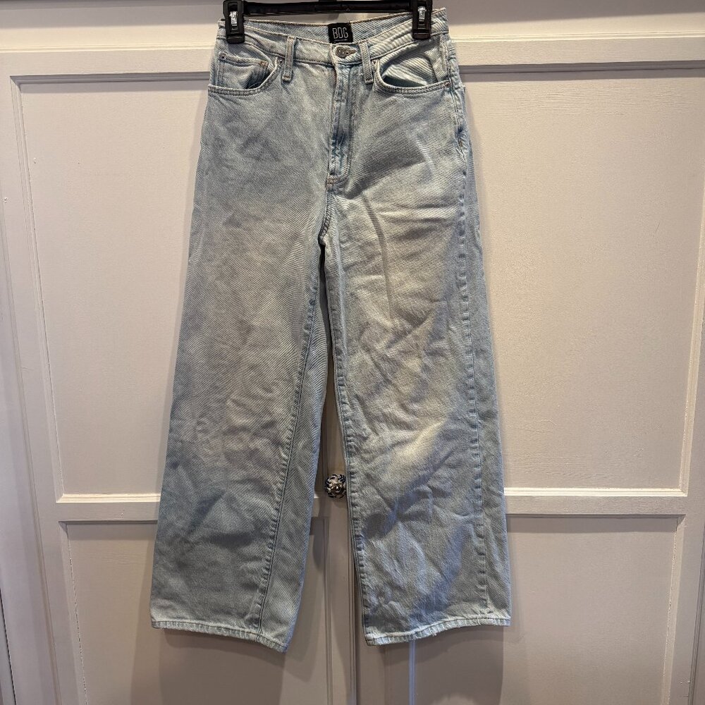 BDG High and Wide Leg Womens Jeans Size Lt Blue Denim Casual Skater Grunge 27